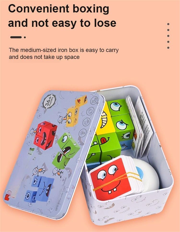 🧩 50% SCONTO! 🎭 Puzzle 5D Gioco Cambia-Faccia - Divertimento familiare interattivo, potenzia creatività e capacità logiche 👨‍👩‍👧‍👦✨ - Image 4