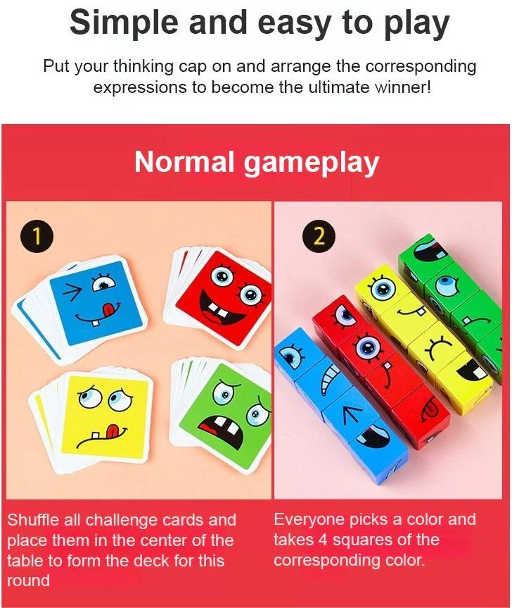 🧩 50% SCONTO! 🎭 Puzzle 5D Gioco Cambia-Faccia - Divertimento familiare interattivo, potenzia creatività e capacità logiche 👨‍👩‍👧‍👦✨ - Image 6
