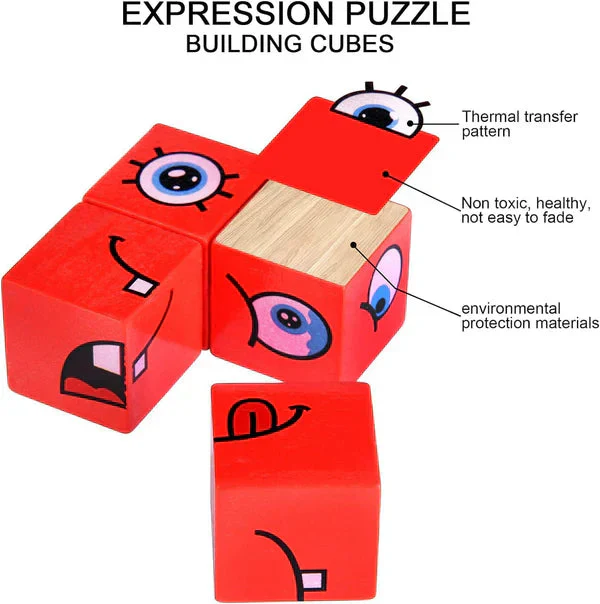 🧩 50% SCONTO! 🎭 Puzzle 5D Gioco Cambia-Faccia - Divertimento familiare interattivo, potenzia creatività e capacità logiche 👨‍👩‍👧‍👦✨ - Image 7