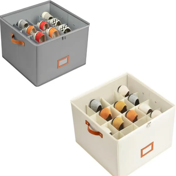 ⏳Sconto del 50% per un periodo limitato💥Organizer per scarpe in tessuto, scatola portaoggetti - Image 4