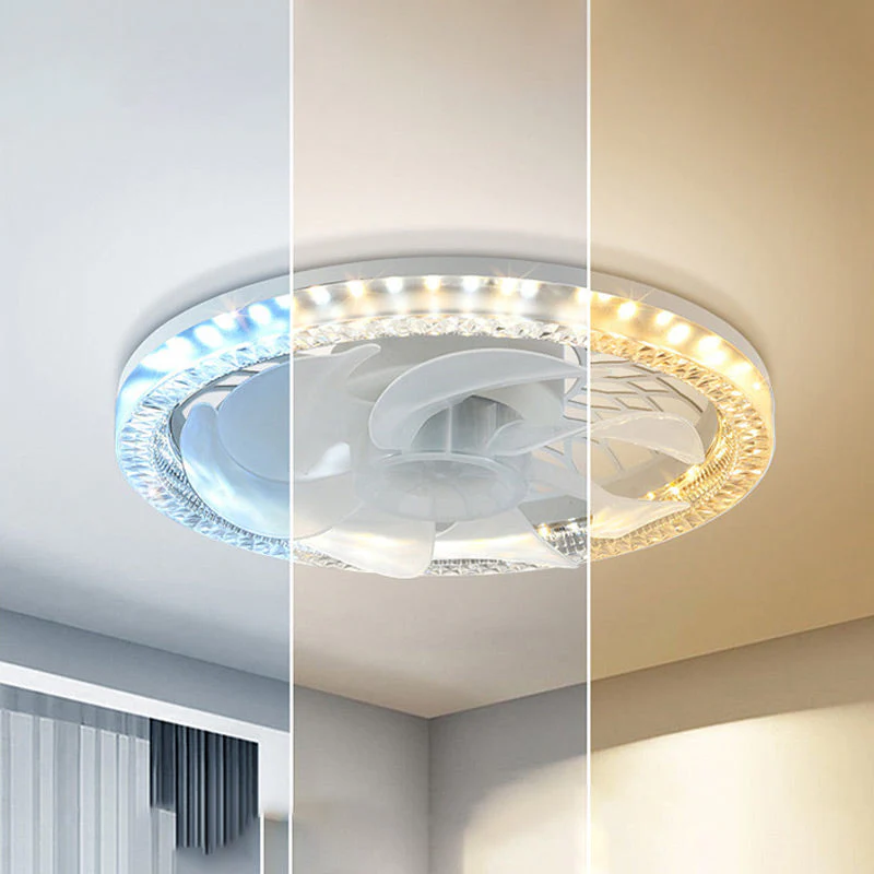 Ventola a luce regolabile con telecomando con muto 2 in 1 - Image 2