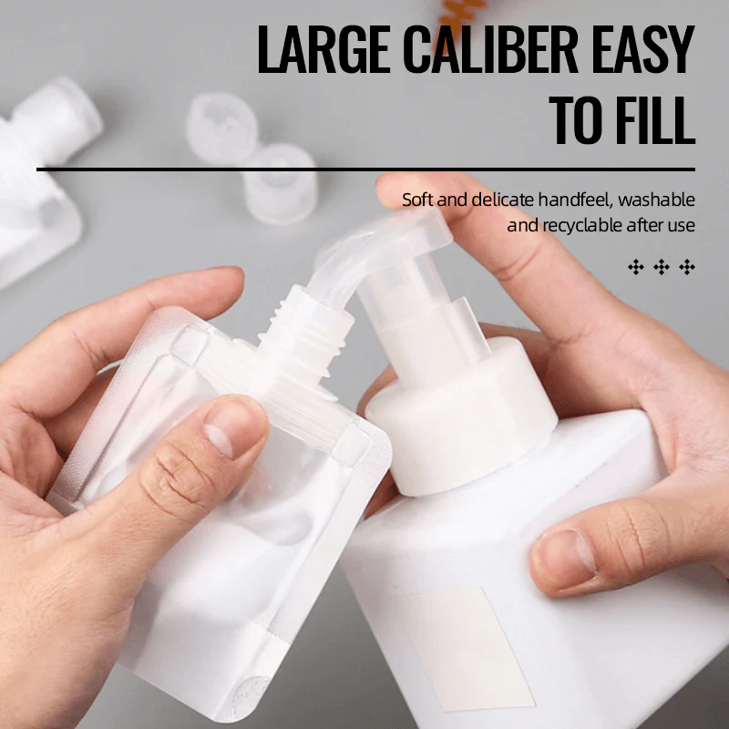 (🌷Super pratico roba) portatile viaggio fluido trucco sacchetto di imballaggio (10 Pz） - Image 4