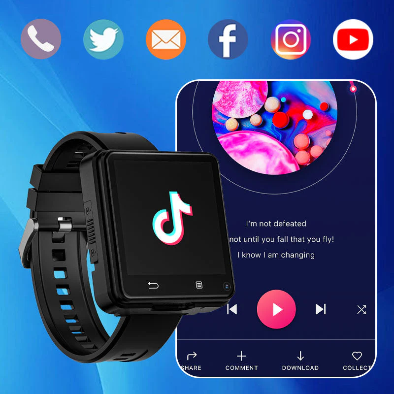 Smartwatch sportivo alla moda con doppia fotocamera - Image 5