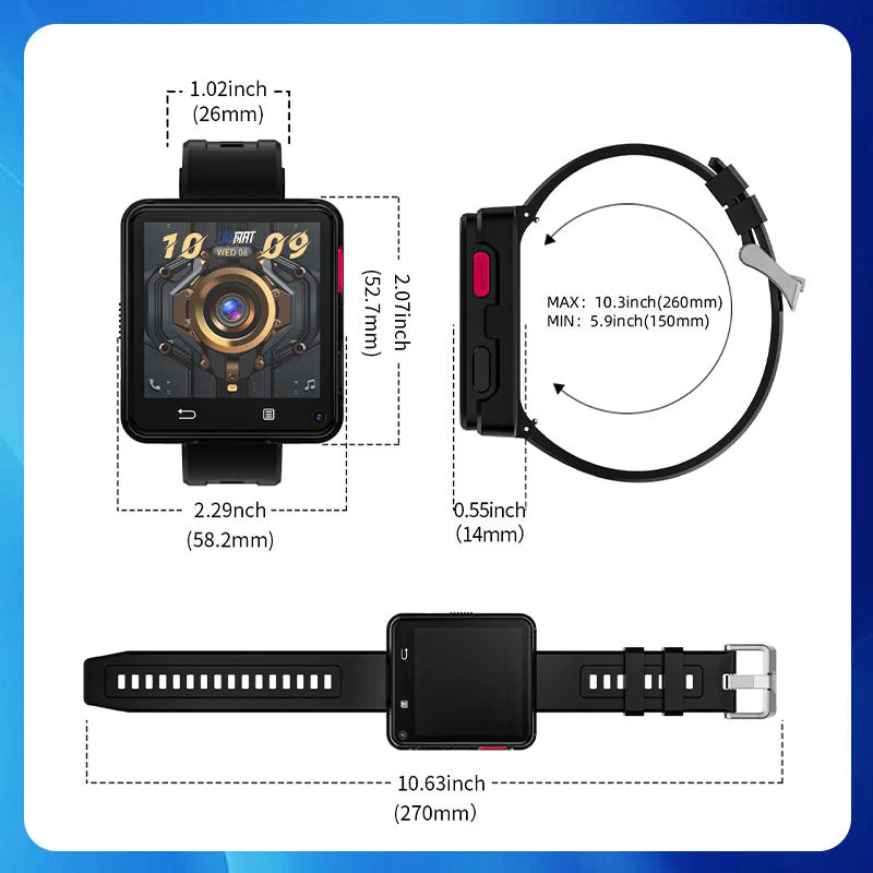 Smartwatch sportivo alla moda con doppia fotocamera - Image 8