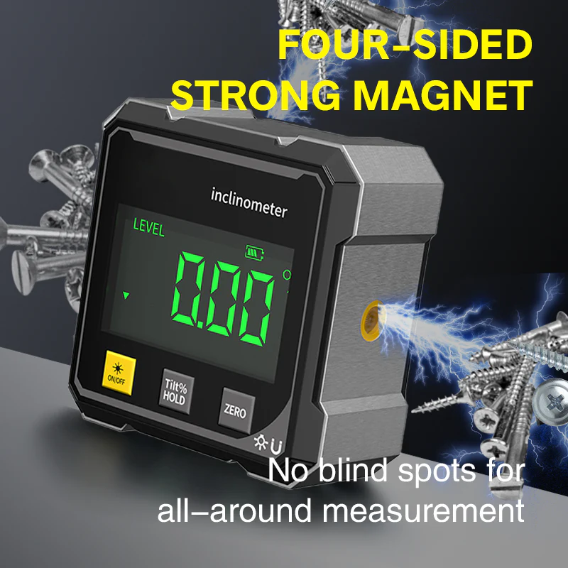 💥 Goniometro digitale magnetico a 4 lati con laser - Image 4