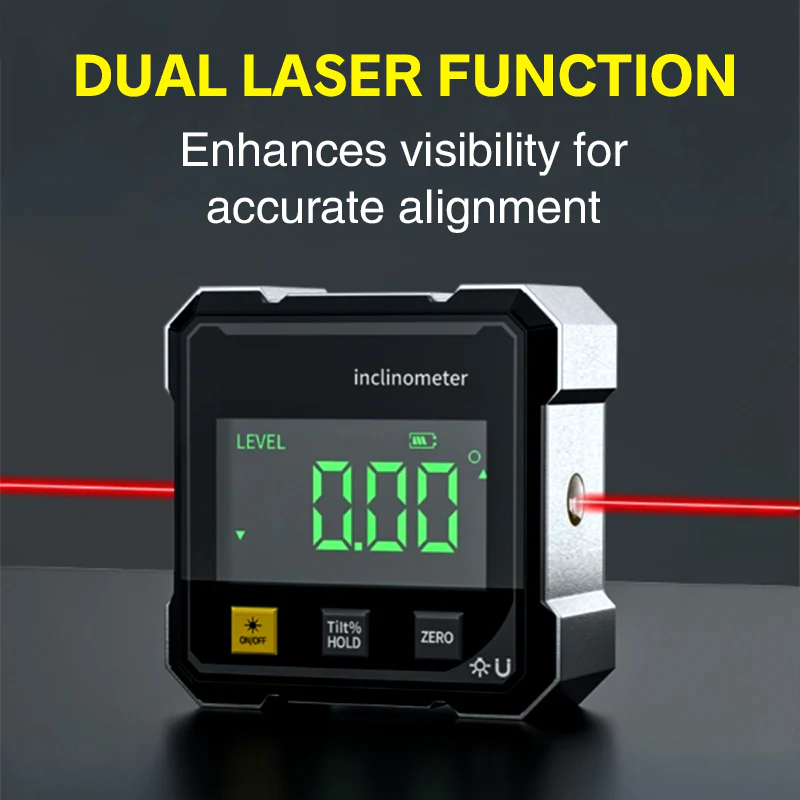 💥 Goniometro digitale magnetico a 4 lati con laser - Image 5