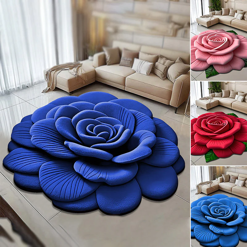 💐Tappetino da pavimento in peluche floreale e terra di diatomee - Image 2