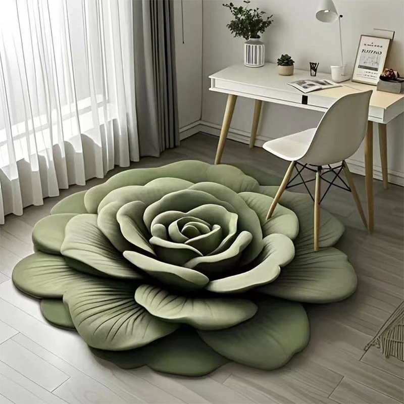 💐Tappetino da pavimento in peluche floreale e terra di diatomee - Image 4