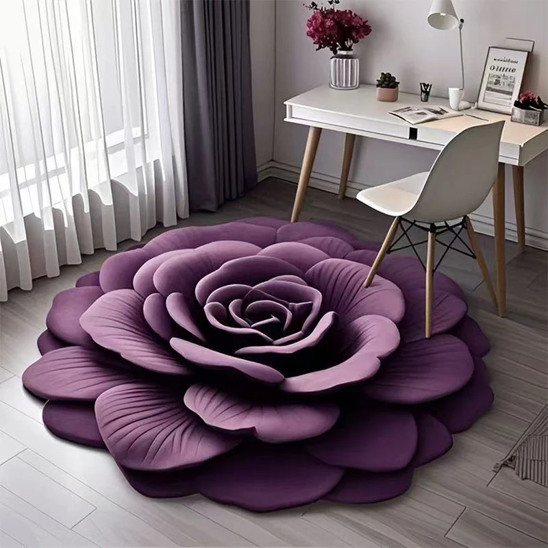 💐Tappetino da pavimento in peluche floreale e terra di diatomee - Image 6