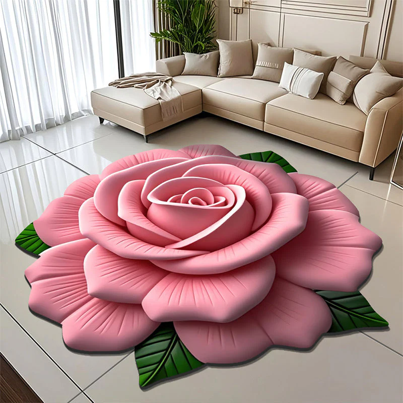 💐Tappetino da pavimento in peluche floreale e terra di diatomee - Image 9