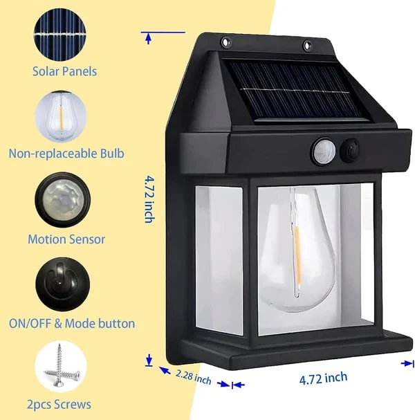 🎁2026 Nuova lampada da parete solare per esterni - Image 12