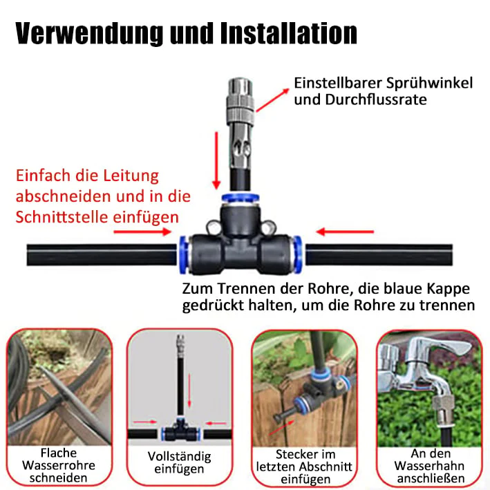 🔥Ultimo giorno di sconto del 50%✨🌱Sistema di irrigazione automatico da giard - Image 7