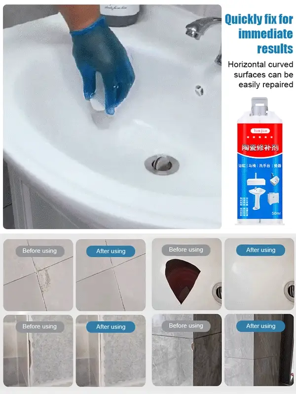 🎇 Pasta per riparazione di piastrelle e smalti in ceramica (ACQUISTA 1 E RICEVI 1 GRATIS) - Image 2