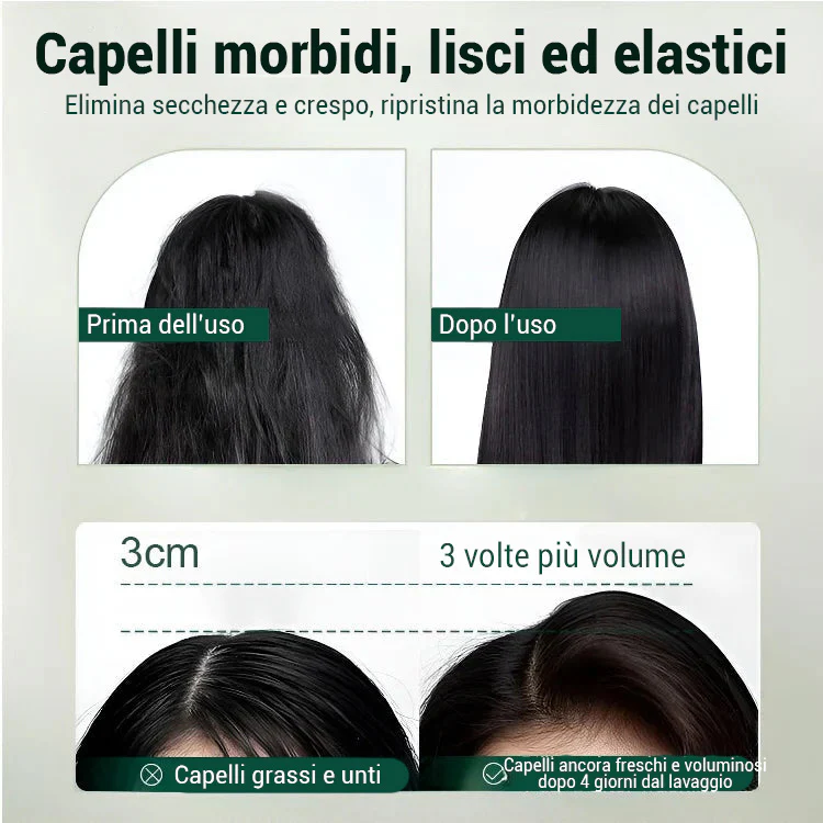 Crema idratante e lisciante alla cheratina polipeptidica per riparare i danni dei capelli - Image 4