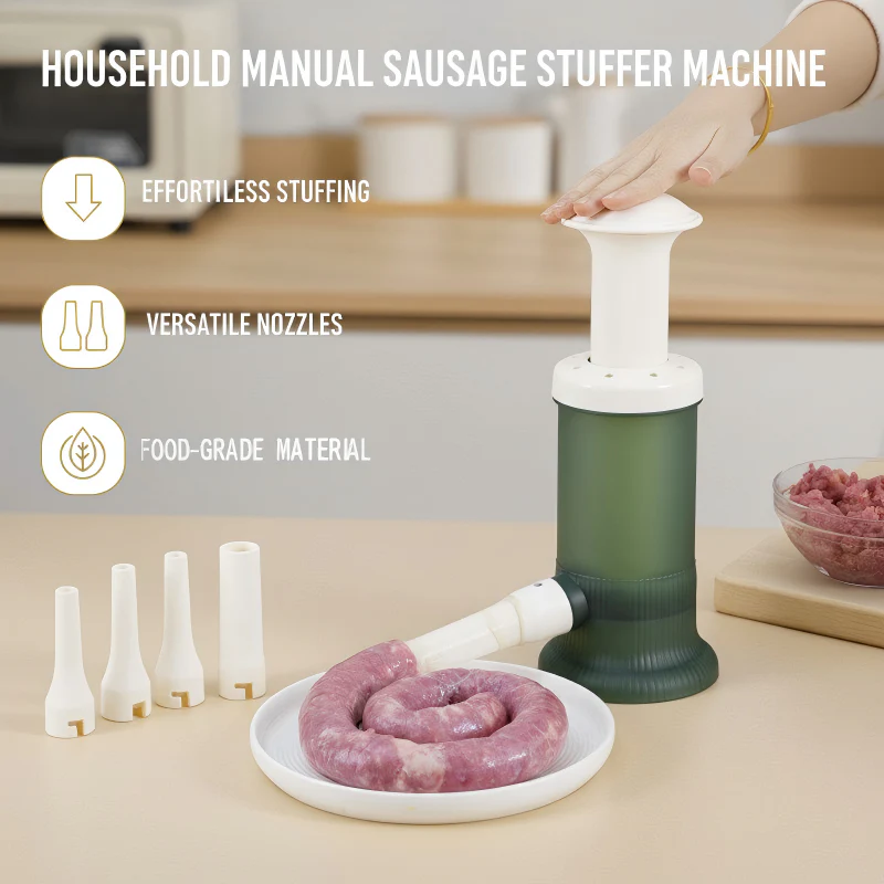 Macchina per insaccare salsicce manuale per uso domestico