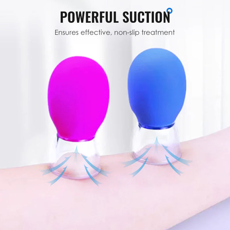 🩸 5 a partire da 14,99 €! 🧘‍♀️ Coppe per Massaggio Sottovuoto – Set in Vetro & Silicone, Perfette per Rilassamento Muscolare 🛁✨ - Image 4