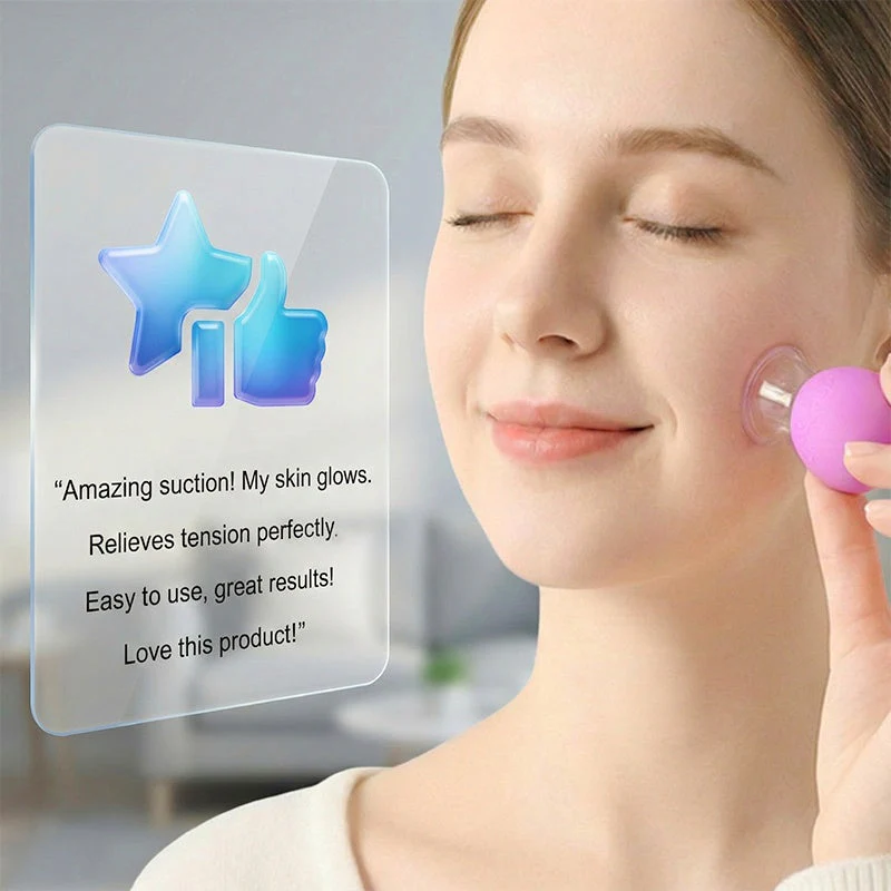 🩸 5 a partire da 14,99 €! 🧘‍♀️ Coppe per Massaggio Sottovuoto – Set in Vetro & Silicone, Perfette per Rilassamento Muscolare 🛁✨ - Image 9