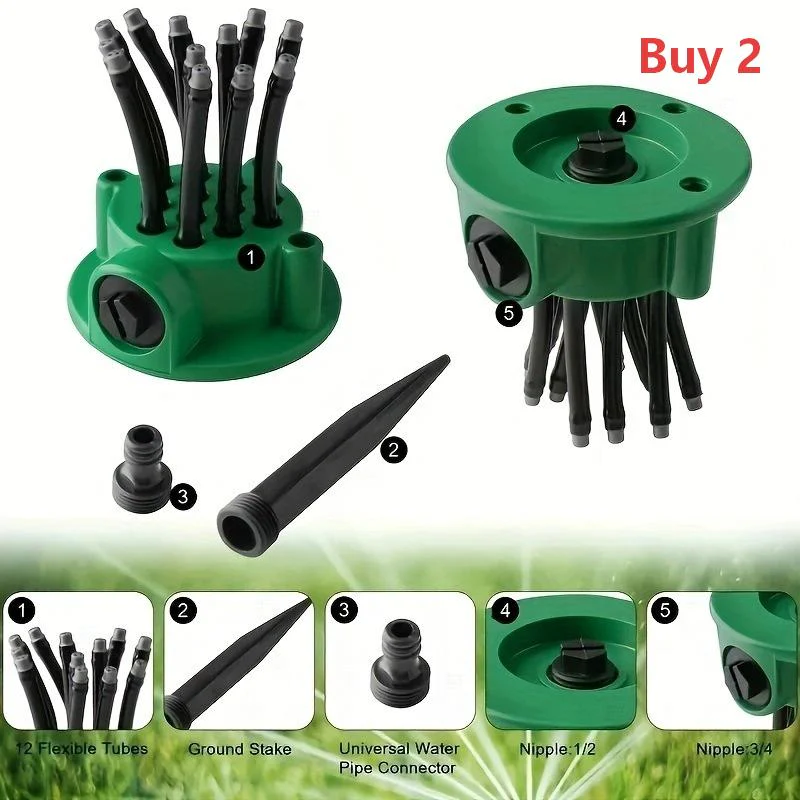 Irrigatore da giardino di precisione con copertura a 360° - Image 10