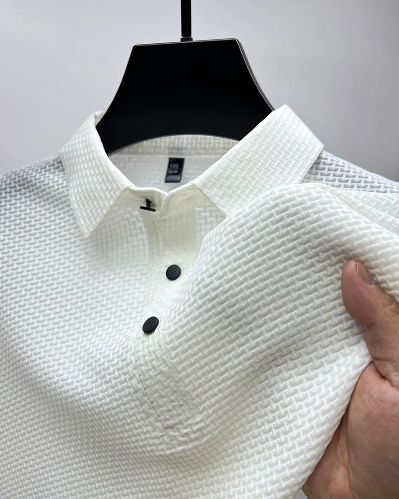 Camicia a maniche corte traspirante da uomo in seta di ghiaccio - Acquista 2 spedizione gratuita - Image 4