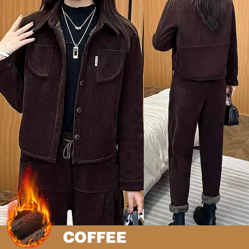 [regalo ideale] Giacca e pantaloni vintage invernali da donna - Image 10
