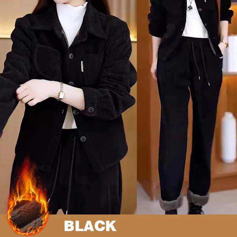 [regalo ideale] Giacca e pantaloni vintage invernali da donna - Image 12