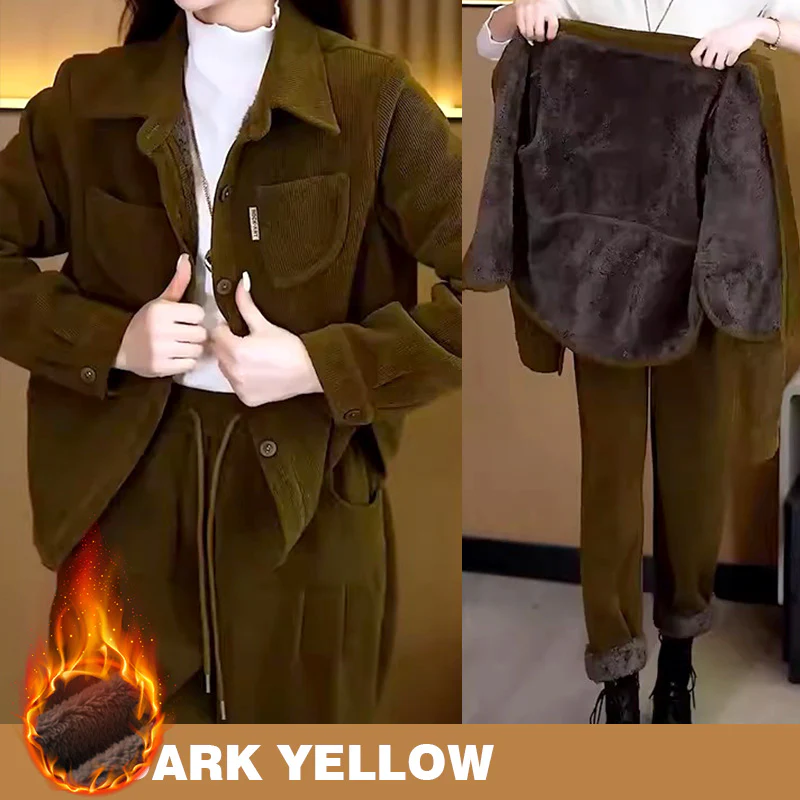 [regalo ideale] Giacca e pantaloni vintage invernali da donna - Image 13