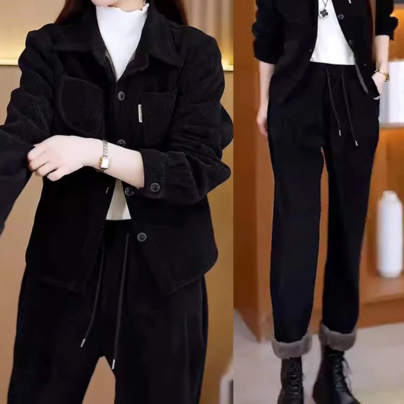 [regalo ideale] Giacca e pantaloni vintage invernali da donna - Image 2