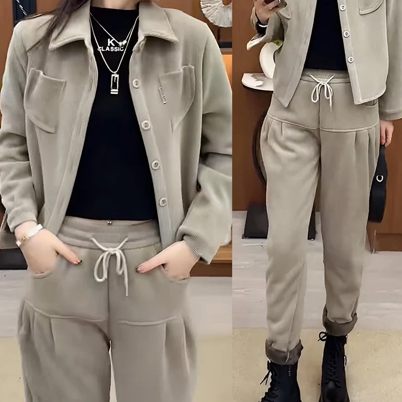 [regalo ideale] Giacca e pantaloni vintage invernali da donna - Image 8