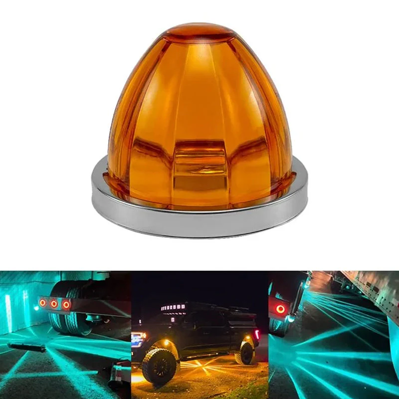 Luci di segnalazione laterali a LED a forma di anguria per camion e rimorchi - Image 11
