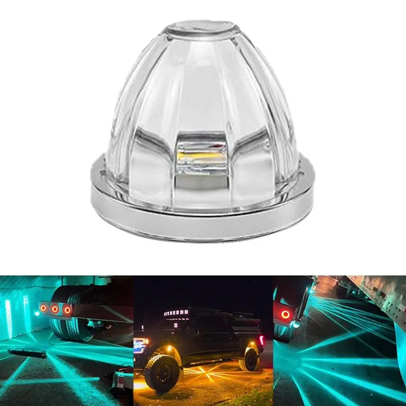Luci di segnalazione laterali a LED a forma di anguria per camion e rimorchi - Image 17