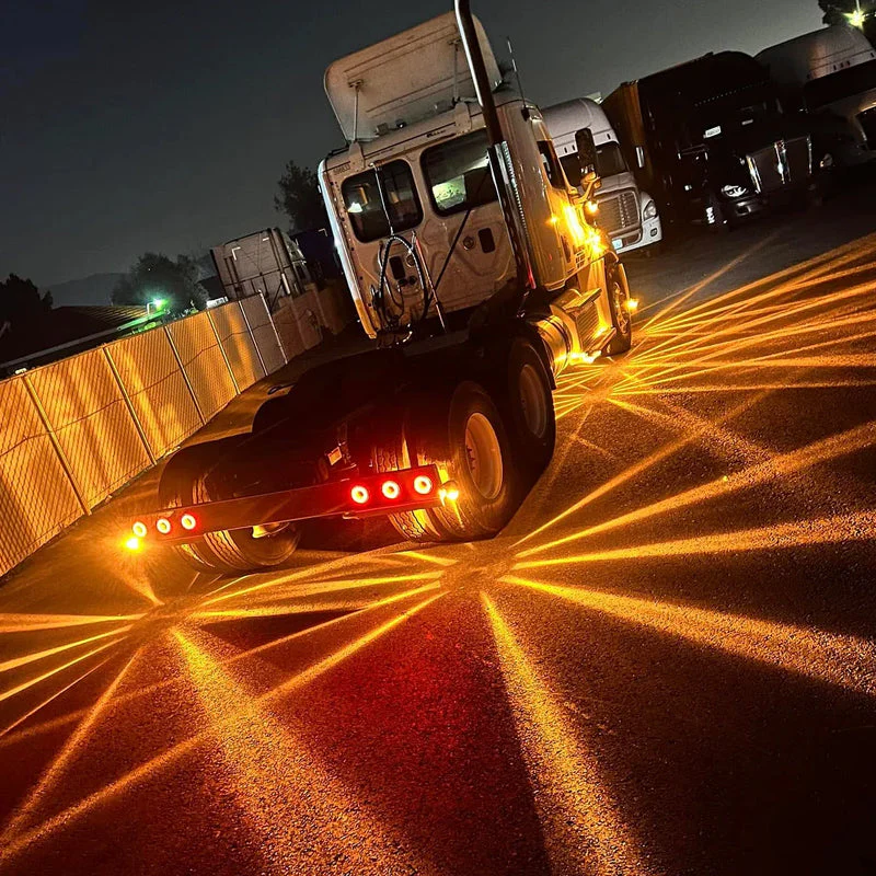 Luci di segnalazione laterali a LED a forma di anguria per camion e rimorchi - Image 3