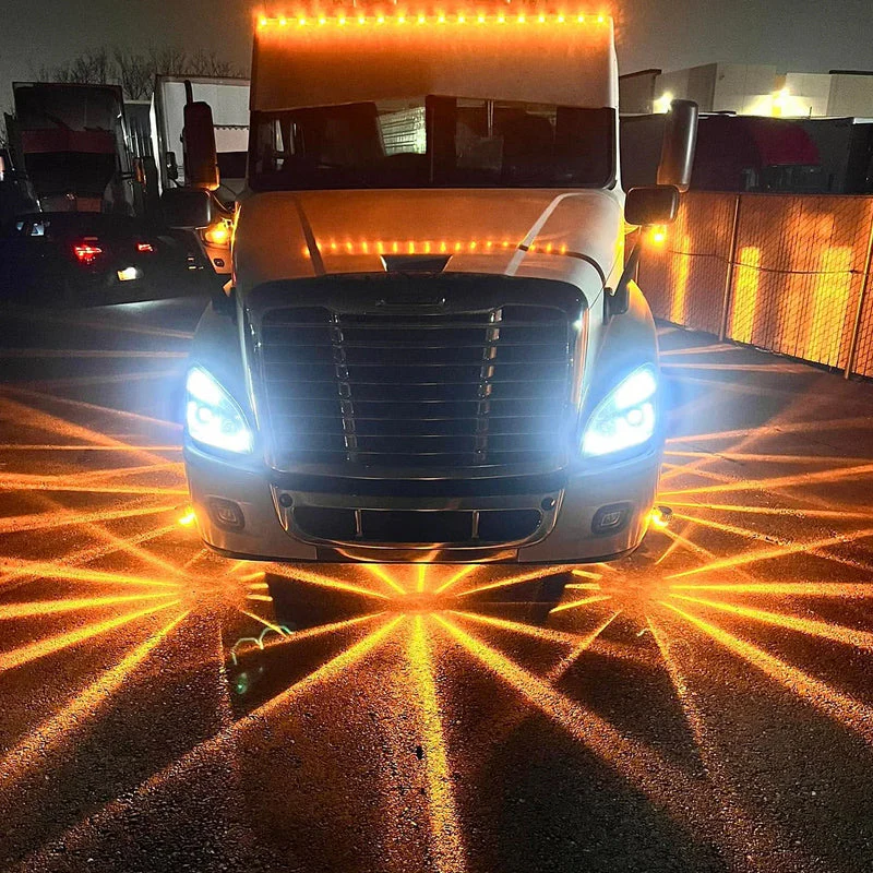 Luci di segnalazione laterali a LED a forma di anguria per camion e rimorchi - Image 4