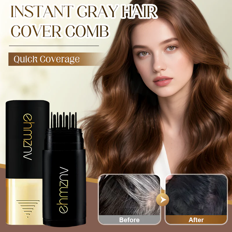 🔥Offerta limitata natalizia: 50% DI SCONTO!!!🔥Pettine copri capelli grigi istantaneo