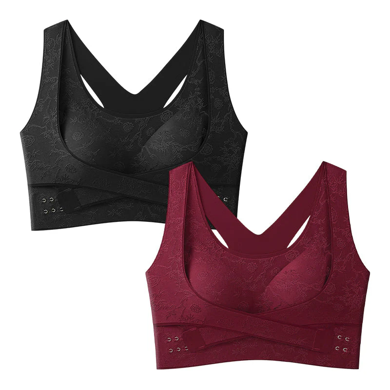 Reggiseno Comfort Incrociato Effetto Lifting e Modellante - Image 17