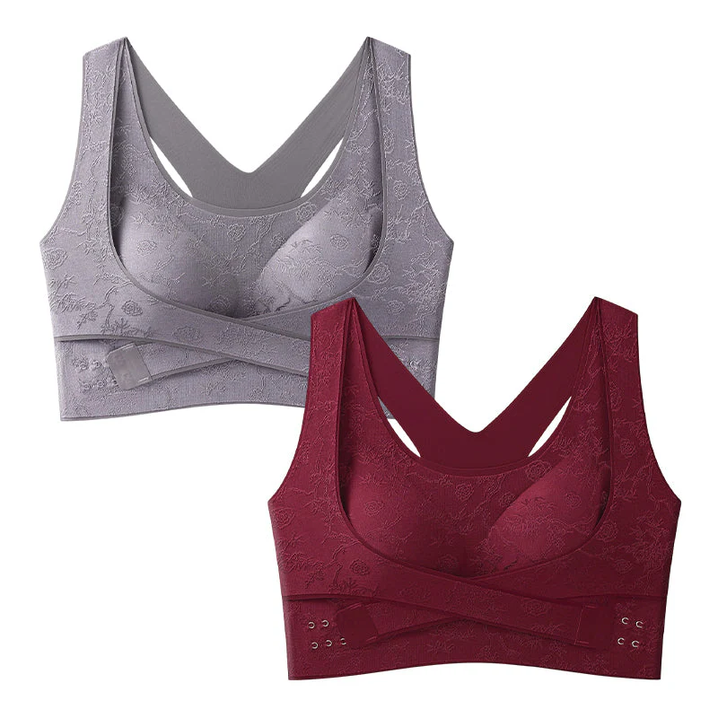 Reggiseno Comfort Incrociato Effetto Lifting e Modellante - Image 22