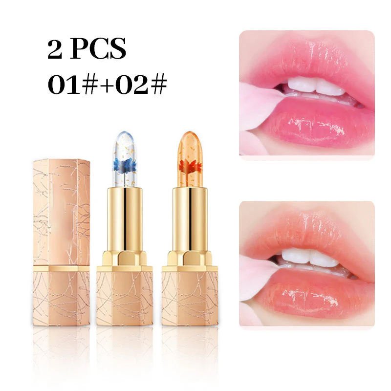 👄 Rossetto in gelatina termostatico che cambia colore Crystal Flower - Image 3