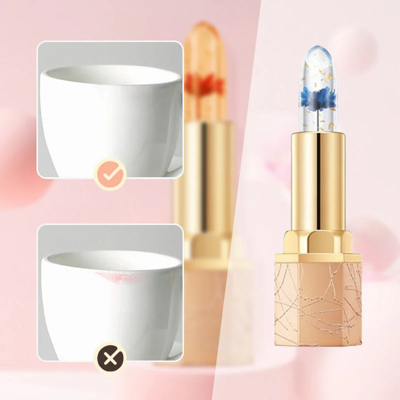👄 Rossetto in gelatina termostatico che cambia colore Crystal Flower - Image 7