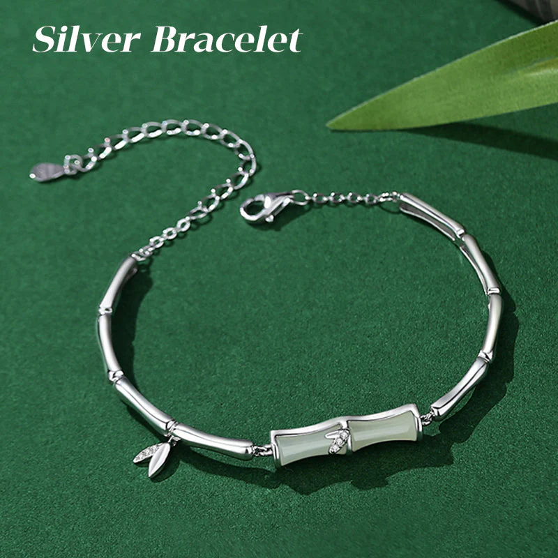 Bracciale in Giada Hetian con Design Bambù - Image 9