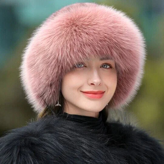 Cappello peloso invernale da donna - Image 3