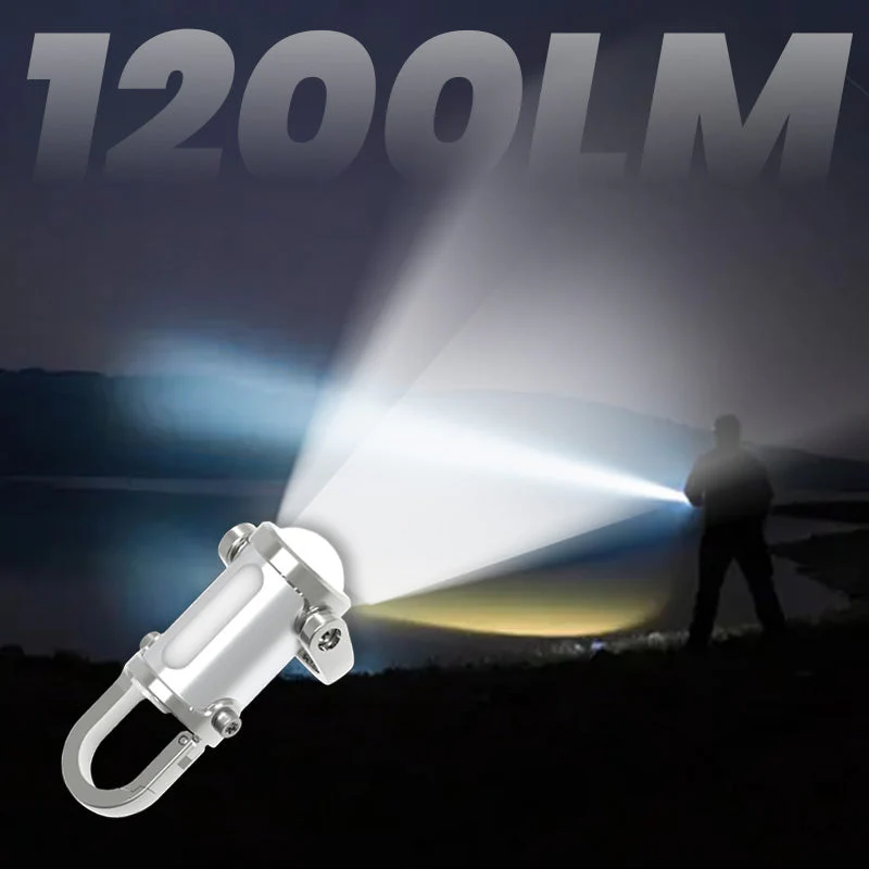 Torcia Portachiavi Impermeabile Mini da 1200LM Super Luminosa - Image 2