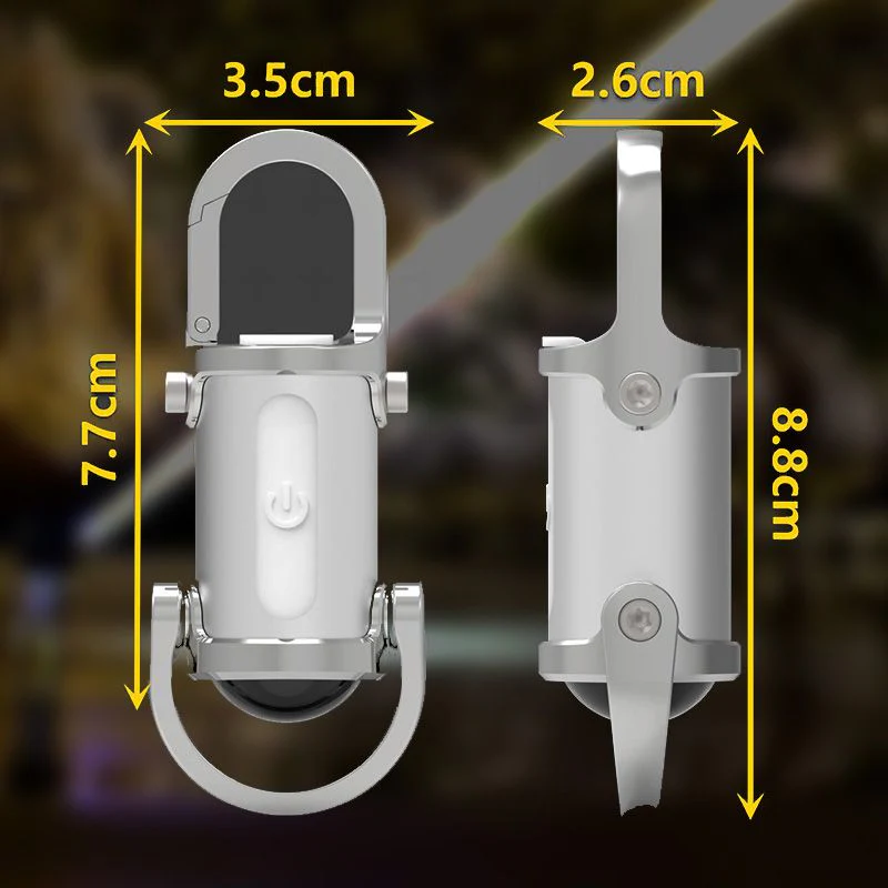 Torcia Portachiavi Impermeabile Mini da 1200LM Super Luminosa - Image 9