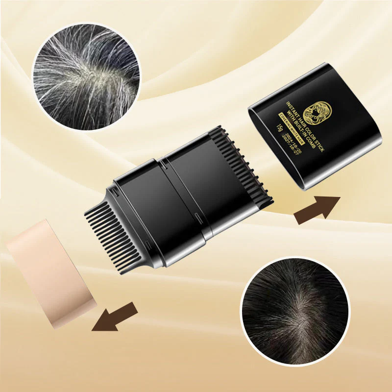 🎉 Acquista 2 e ricevi 1 gratis🎉 Stick colorato istantaneo per capelli con pettine incorporato - Image 4