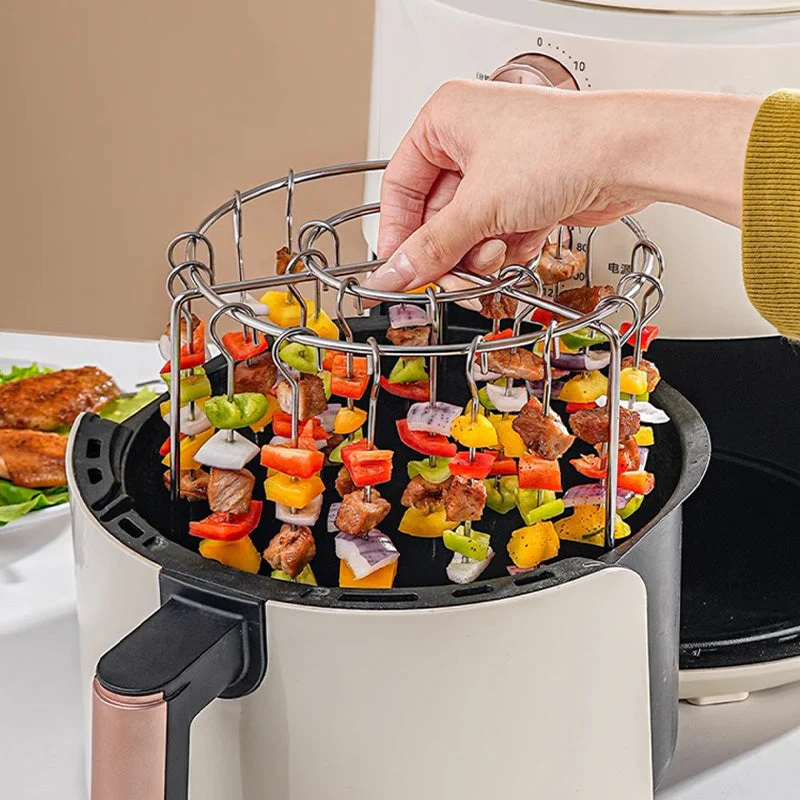 🥩 Friggitrice d'aria Barbecue Grill verticale Kebab Grill + Guanti termoresistenti in omaggio🍤 - Image 2