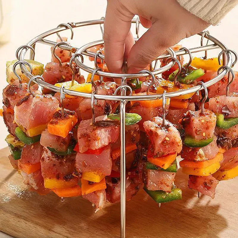 🥩 Friggitrice d'aria Barbecue Grill verticale Kebab Grill + Guanti termoresistenti in omaggio🍤 - Image 6