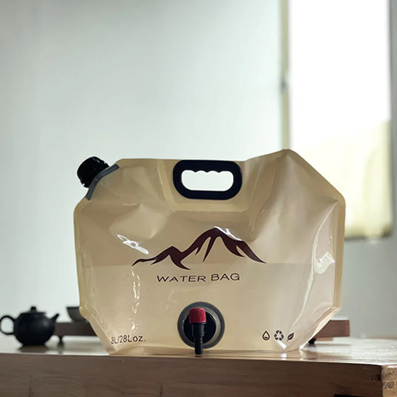 Borsa contenitore per acqua pieghevole di grande capacità per esterni - Image 5