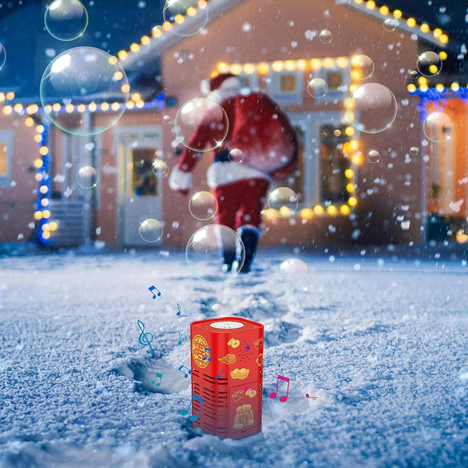 🥳Buon Anno🔥Creatore di bolle luminose