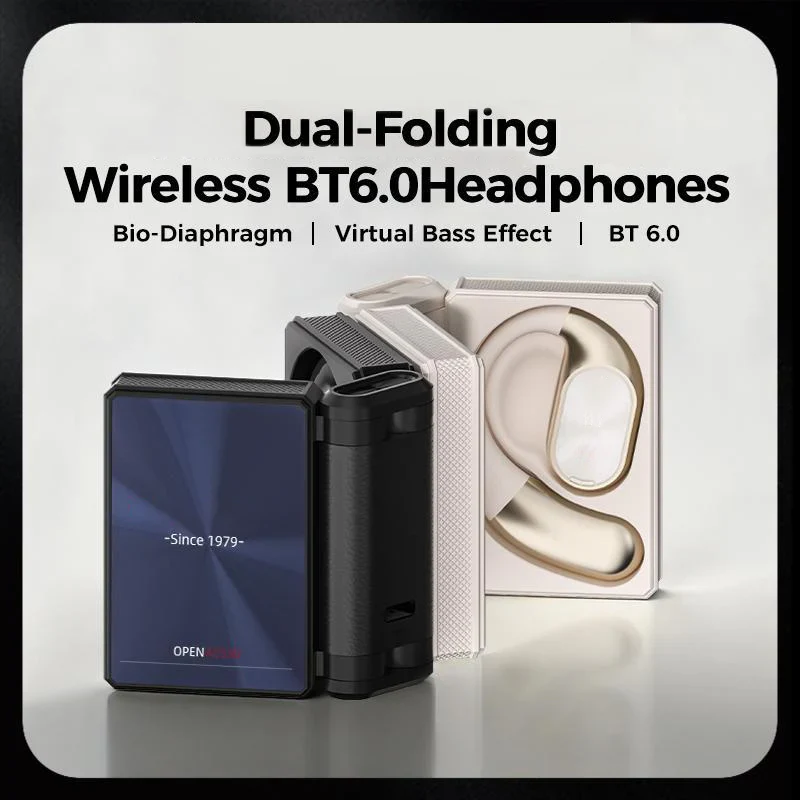 Cuffie wireless Bluetooth 6.0 con riduzione del rumore, lunga durata della batteria 145H, cuffie sportive impermeabili IPX5 - Image 8