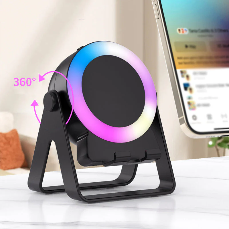 Supporto per telefono multifunzione 4 in 1 con altoparlante Bluetooth