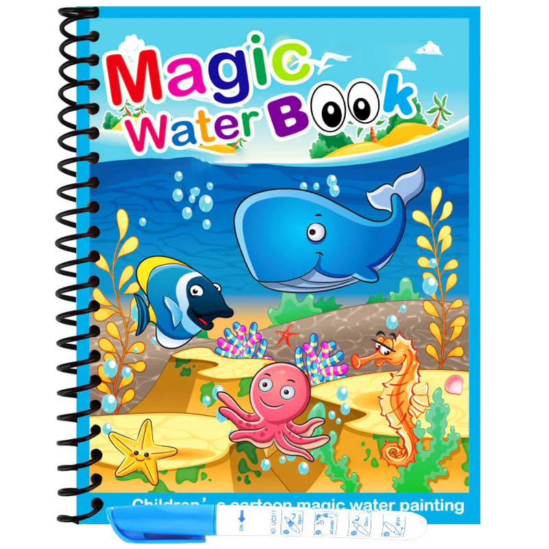 🌹ACQUISTA 1 PRENDI 1🔥Promozione estiva 🎁✨️Libro magico sull'acqua📚️🎨🧠 - Image 10