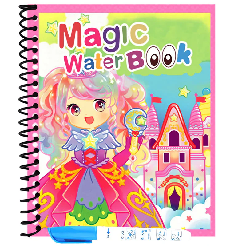 🌹ACQUISTA 1 PRENDI 1🔥Promozione estiva 🎁✨️Libro magico sull'acqua📚️🎨🧠 - Image 18